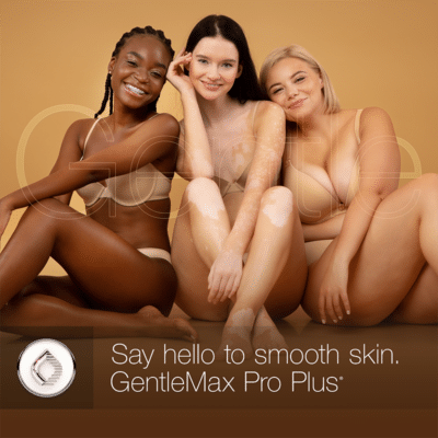GentleMax Pro Plus® for laser hair removal for ALL skin types