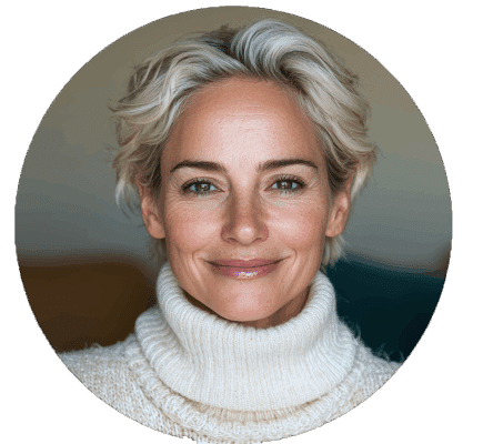 middle aged woman looking amazing because of Vida Aesthetics